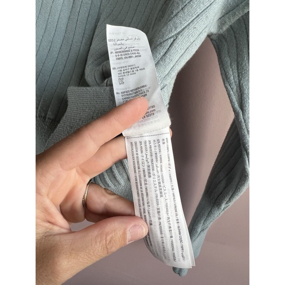 Abercrombie & Fitch Women's Soft A&F Collection Sage Green Sweatshirt Size Small - Picture 5 of 8